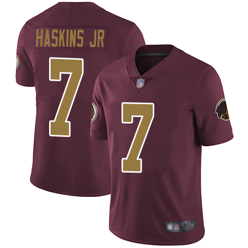 Washington Redskins Limited Burgundy Red Men Dwayne Haskins Alternate Jersey NFL Football #7 80th->nfl t-shirts->Sports Accessory